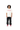 Full body image of female model in 22 Off-White We Are Gods tee – oversized fit with red branding, styled for South African fashion lovers.