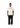 Full-length shot of male model in off-white We Are Gods 22 T-Shirt – South African streetwear featuring red logo and relaxed silhouette.