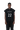 Male model in We Are Gods 22 Black Armless T-Shirt – oversized sleeveless streetwear tee with bold white print, crafted for South African fashion lovers.