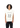 Female model wearing off-white armless t-shirt with “WE ARE GODS 22” graphic on the chest.
