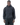 Front view of model wearing the WE ARE GODS Black Essential Hoodie with matching black pants.